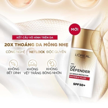 Kem Chống Nắng L’Oreal Invisible Fluid 50ML