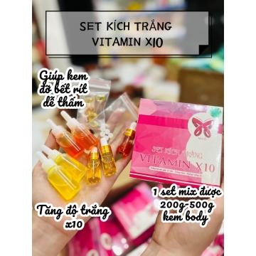 Set Kích Trắng VITAMIN X10 M.Y.Ô