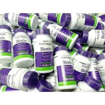 Viên Uống Mọc Tóc NATROL Biotin 10,000mcg (H/100v)