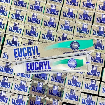 Bột / Kem Trắng Răng EUCRYL Freshmint Flavour