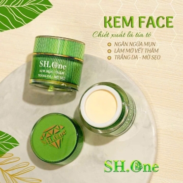 Kem Face Trắng Da Lá Tía Tô SH.One (15g)