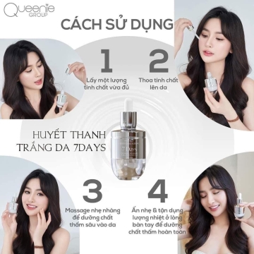 Serum Huyết Thanh 7 Days Queenie Skin 50ML