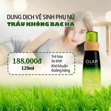 Dung Dịch Vệ Sinh Trầu Không Bạc Hà OLAP (120ML)