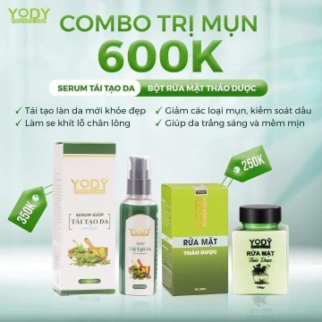 Bột Rửa Mặt Thảo Dược YODY WHITE Phương Anh (100g)