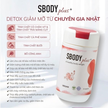 Viên Uống Giảm Cân Sbody Plus+ (H/24v)