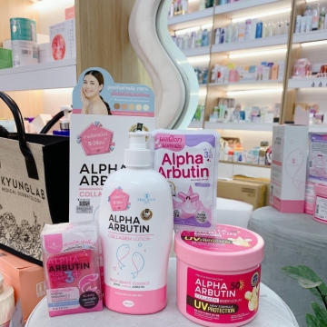 Dưỡng Thể ALPHA ARBUTIN 3Plus+ Collagen Thailand (500ML)