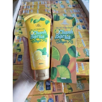 Gel Tẩy Tế Bào Chanh Bạc Hà Collagen X3 Đông Anh (200ML)