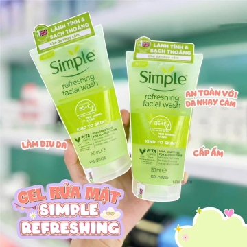 Sữa Rửa Mặt Simple UK (150ML)
