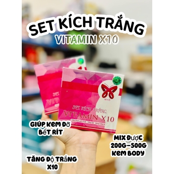 Set Kích Trắng VITAMIN X10 M.Y.Ô