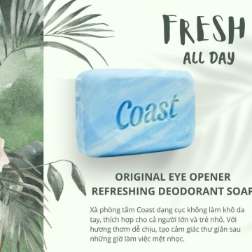 Xà Phòng Thơm Mát Coast (Mỹ) 113gr