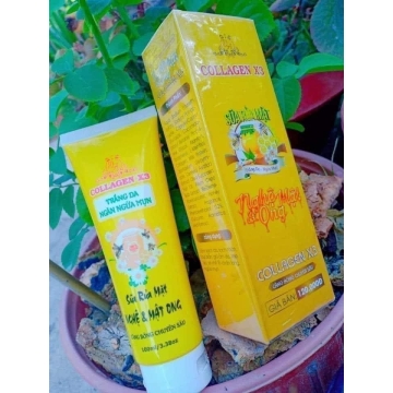 Sữa Rửa Mặt Nghệ - Mật Ong Collagen X3 Đông Anh (100ML)