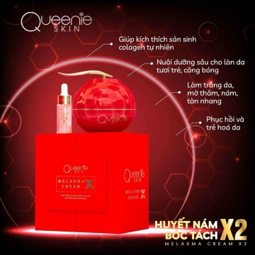 Kem Huyết Nám Melasma X2 Queenie Skin (50g)