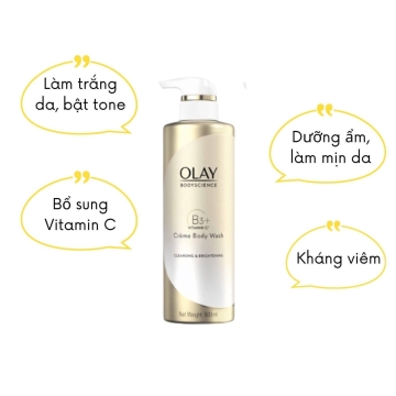 Sữa Tắm Dưỡng Trắng OLAY Thailand (500ML)