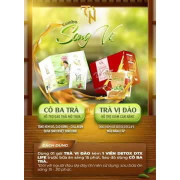 Trà Đào Giảm Cân X3 Đông Anh (H/15)