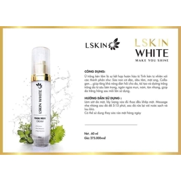 Mask Ủ Trắng Da Kén Tằm LSKIN WHITE (60ML)