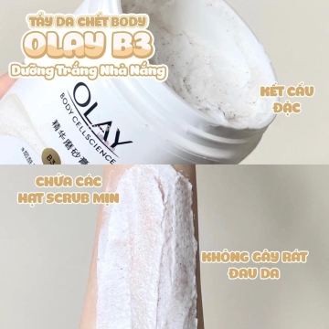 Tẩy Tế Bào Da Chết OLAY BODY CELLSCIENCE B3+ (200g)