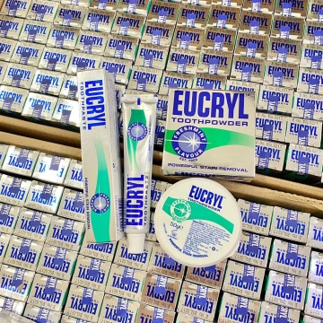 Bột / Kem Trắng Răng EUCRYL Freshmint Flavour