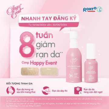 Dưỡng Chất Giảm Rạn Happy Event (40g)