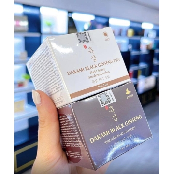 Kem Xóa Nám-Chống Nhăn Da Sâm Đen Ngày/Đêm DAKAMI (33g)