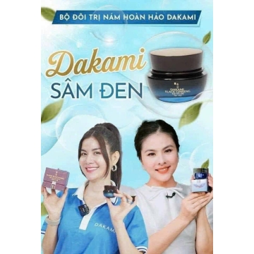 Kem Xóa Nám-Chống Nhăn Da Sâm Đen Ngày/Đêm DAKAMI (33g)