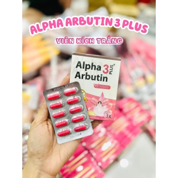 Viên Kích Trắng Alpha Arbutin 3 Plus+ Thái (H/10v)