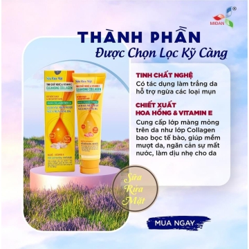 Sữa Rửa Mặt Nghệ & Vitamin E Cleansing Collagen (150ML)