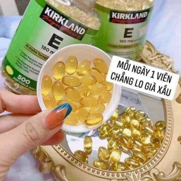 Viên Uống Vitamin E Mỹ 180mg (400IU) KIRKLAND (H/500v)