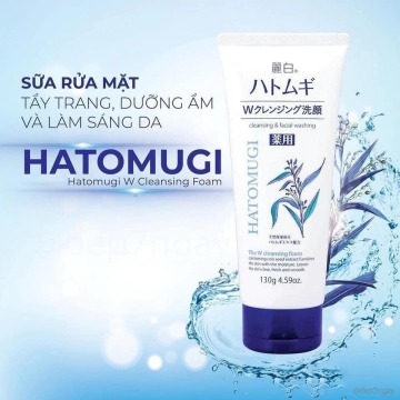 Sữa Rửa Mặt Ý Dĩ Hatomugi Nhật Bản (130g)
