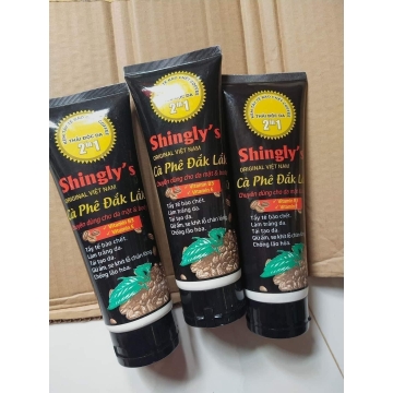 Tẩy Tế Bào Da Mặt và Body Cà Phê Shingly’s (250g)