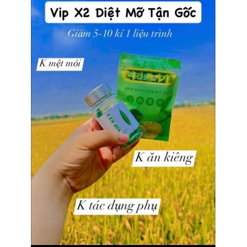 Viên Uống Giảm Cân VIP X2 Tiến Hạnh (Hộp 30v)