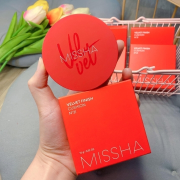 Phấn Nước Cushion Missha (Đỏ) 15g