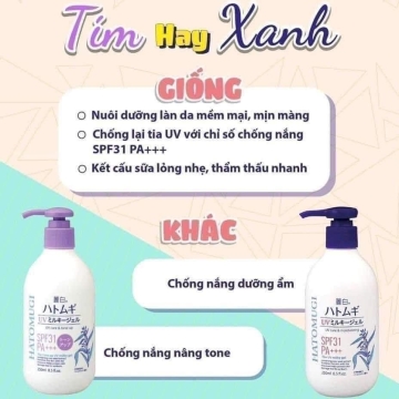 Sữa Dưỡng Thể Chống Nắng Ý Dĩ Hatomugi (250ML)