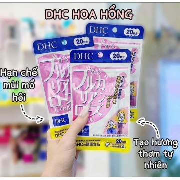Viên Uống Thơm Cơ Thể DHC Hoa Hồng Nhật Bản (40v)