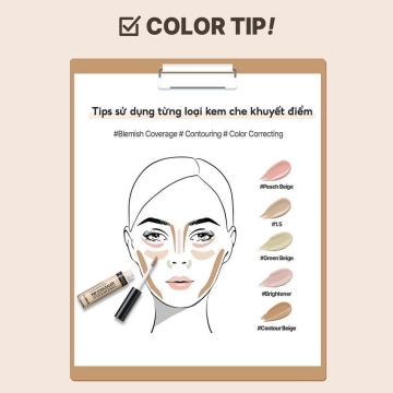 Kem Che Khuyết Điểm The Saem TIP CONCEALER (6,5g)