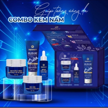 ComBo Trị Nám- Dưỡng trắng- Phục Hồi Da RENNY