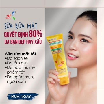 Sữa Rửa Mặt Nghệ & Vitamin E Cleansing Collagen (150ML)