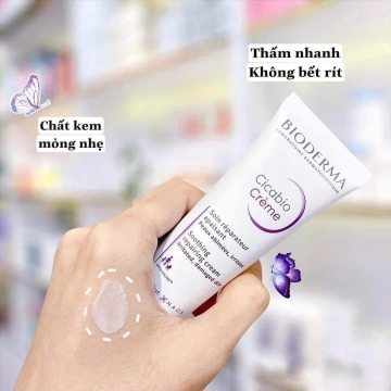 Kem Dưỡng Phục Hồi Bioderma Cicabio (Tím) 40ML