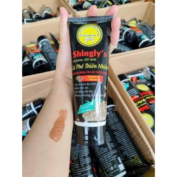 Tẩy Tế Bào Da Mặt và Body Cà Phê Shingly’s (250g)