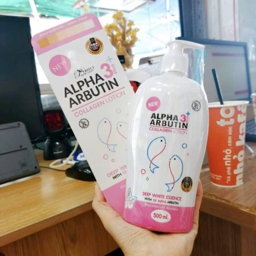 Dưỡng Thể ALPHA ARBUTIN 3Plus+ Collagen Thailand (500ML)