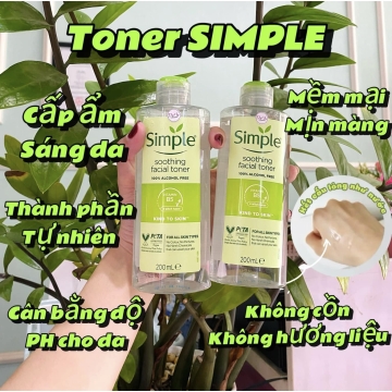 Toner Simple Soothing Facial (200ML) 