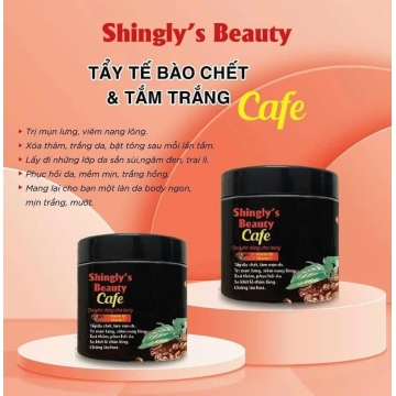 Tẩy Tế Bào và Tắm Trắng Body Cà Phê 2in1 Shingly’s (500g)