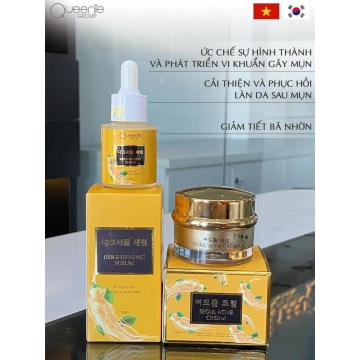ComBo Face Mụn Hồng Sâm Hàn Quốc Queenie Skin 