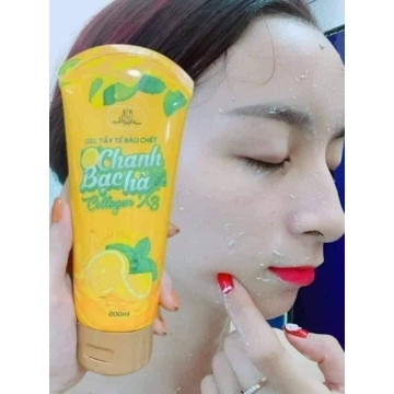 Gel Tẩy Tế Bào Chanh Bạc Hà Collagen X3 Đông Anh (200ML)