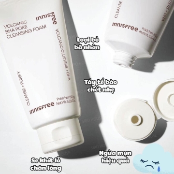 Sữa Rửa Mặt Innisfree Trở Núi Lửa (150g)