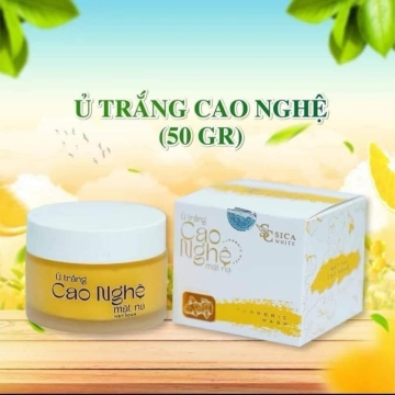 Ủ Trắng Cao Nghệ Mặt Nạ Turmeric Mask Sica White (50g)