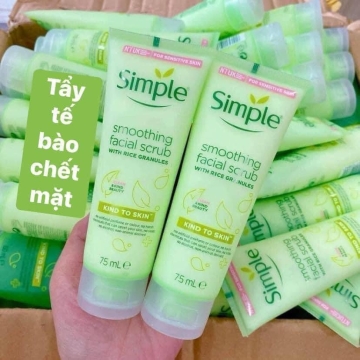 Tẩy Tế Bào Simple Smoothing Facial Scrub (75ML)