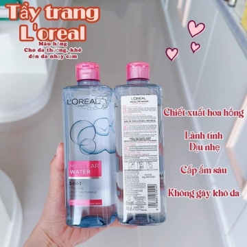 Nước Tẩy Trang L’ORÉAL Micellar Water 3in1 (400ML)
