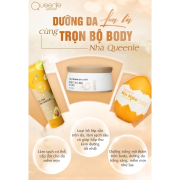 Sữa Tắm Trắng Da Men Trái Cây Queenie Skin (200ML)