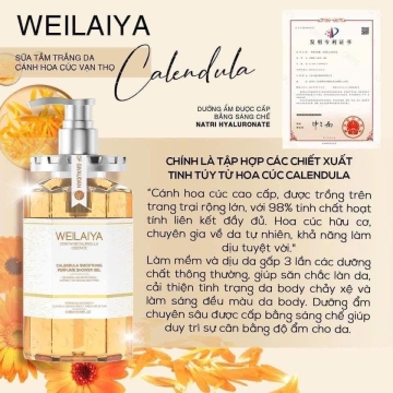 Sữa Tắm Cúc Vạn Thọ Weilaiya (450ML)