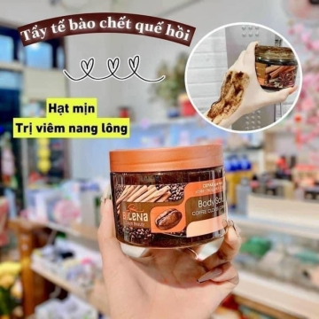 Tẩy Tế Bào Chết Body Cafe Quế Hồi BiLENA (380g)